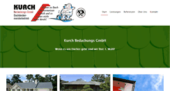 Desktop Screenshot of kurch-bedachung.de
